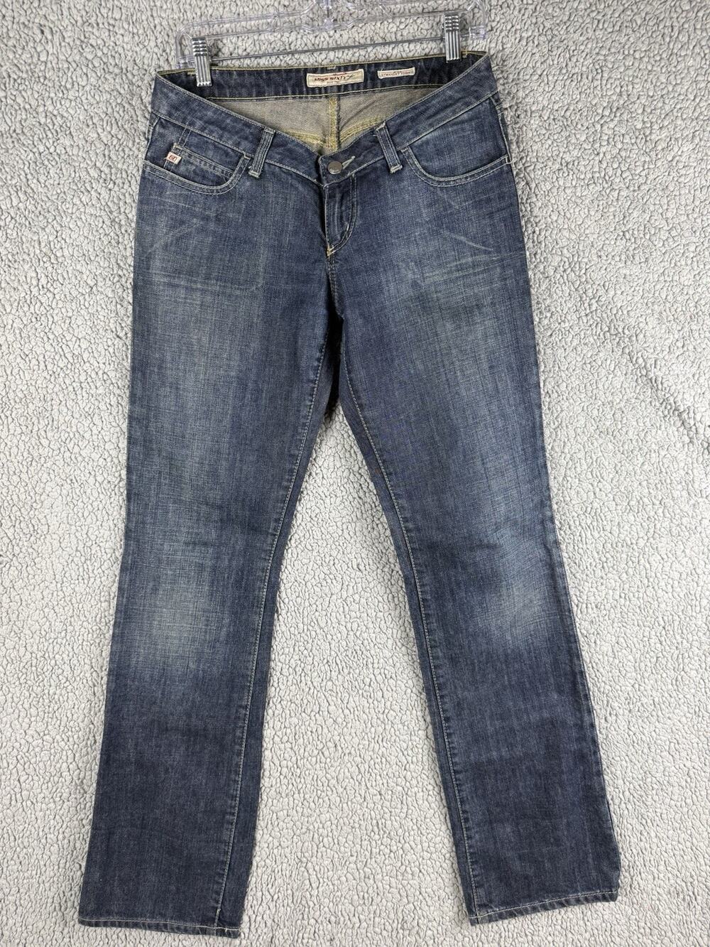 Vintage Miss Sixty Women’s Low Rise Medium Wash Straight Fit Jeans Size 29